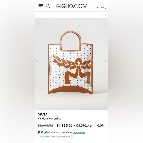 MCM Laurel Visetos Tote Bag - Picture 12 of 12